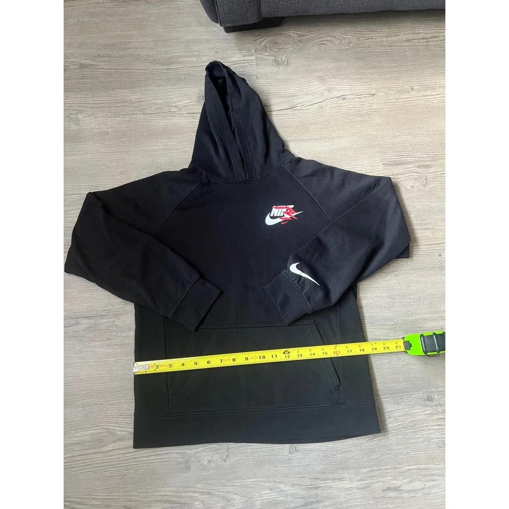 Nike 3Brand Boys Hooded Sweatshirt Black Size XL